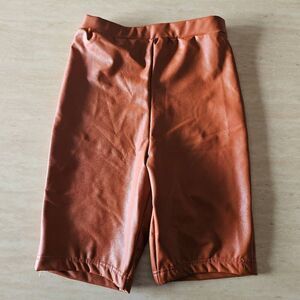 Weissman NWOT adult extra small brown dance shorts costume lyrical contemporary